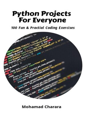 cover image of Python Projects for Everyone